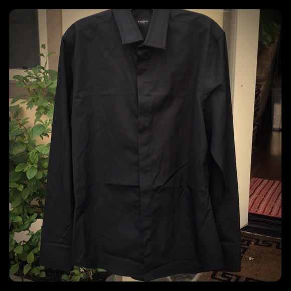 givenchy black dress shirt